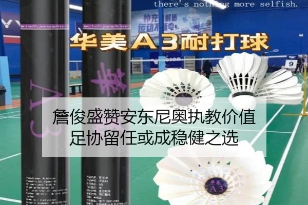 詹俊盛赞安东尼奥执教价值 足协留任或成稳健之选